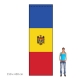 Moldavsko vlajka