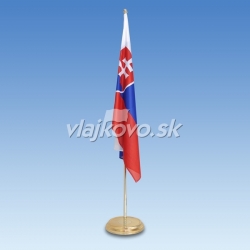 Interiérový stojan jednoramenný "zlatý"