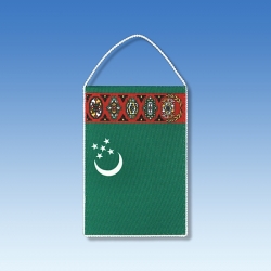 Turkmenistan stolová zástavka