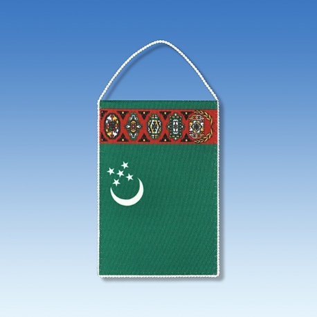 Turkmenistan stolová zástavka