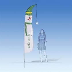 Snehuliak BeachFlag 4 m